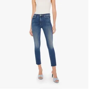 MOTHER Jeans The Dazzler Ankle Denim Women's 24 Mid Rise Classic Flaw *READ*