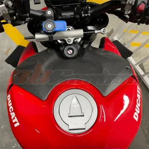 Motorcycle Oil Tank Cap Cover For Ducati Streetfighter V4 V4S 2020   2024  Full Carbon Fiber 100%