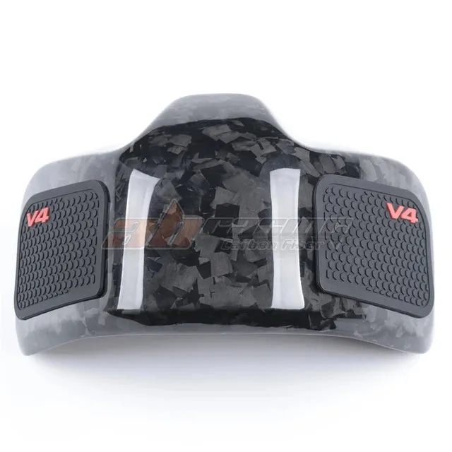 Motorcycle Tankpad Tank Cover For Ducati Streetfight V4 Panigale V4 2019 2021 Full Carbon Fiber 100%
