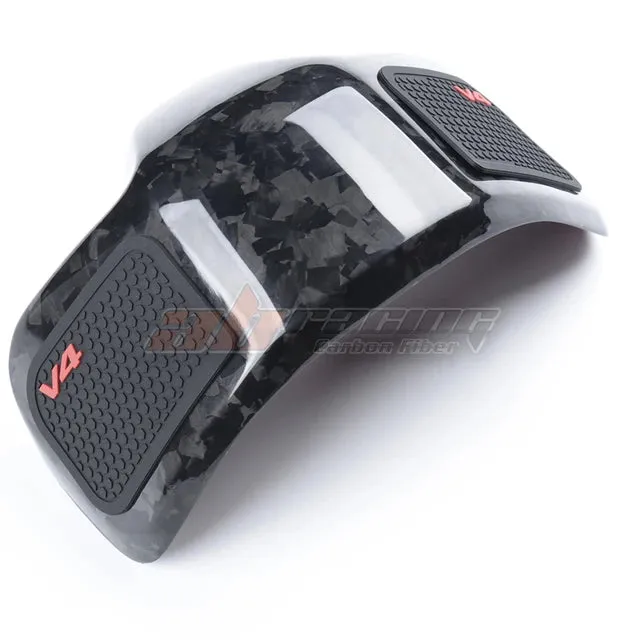 Motorcycle Tankpad Tank Cover For Ducati Streetfight V4 Panigale V4 2019 2021 Full Carbon Fiber 100%