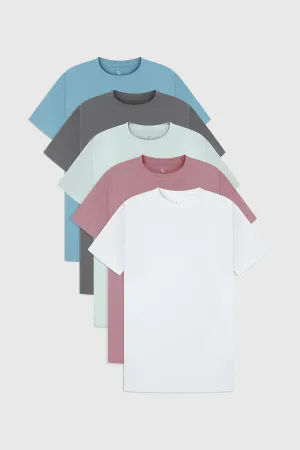 Muscle Fit Pastels 5-Pack