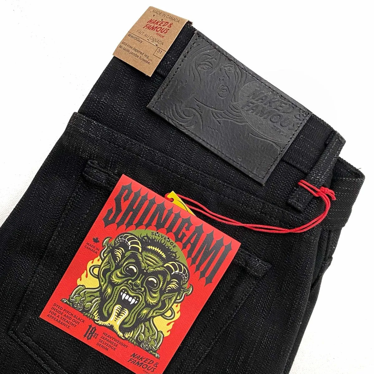 Naked & Famous Denim Shinigami Selvedge - Weird Guy Jeans