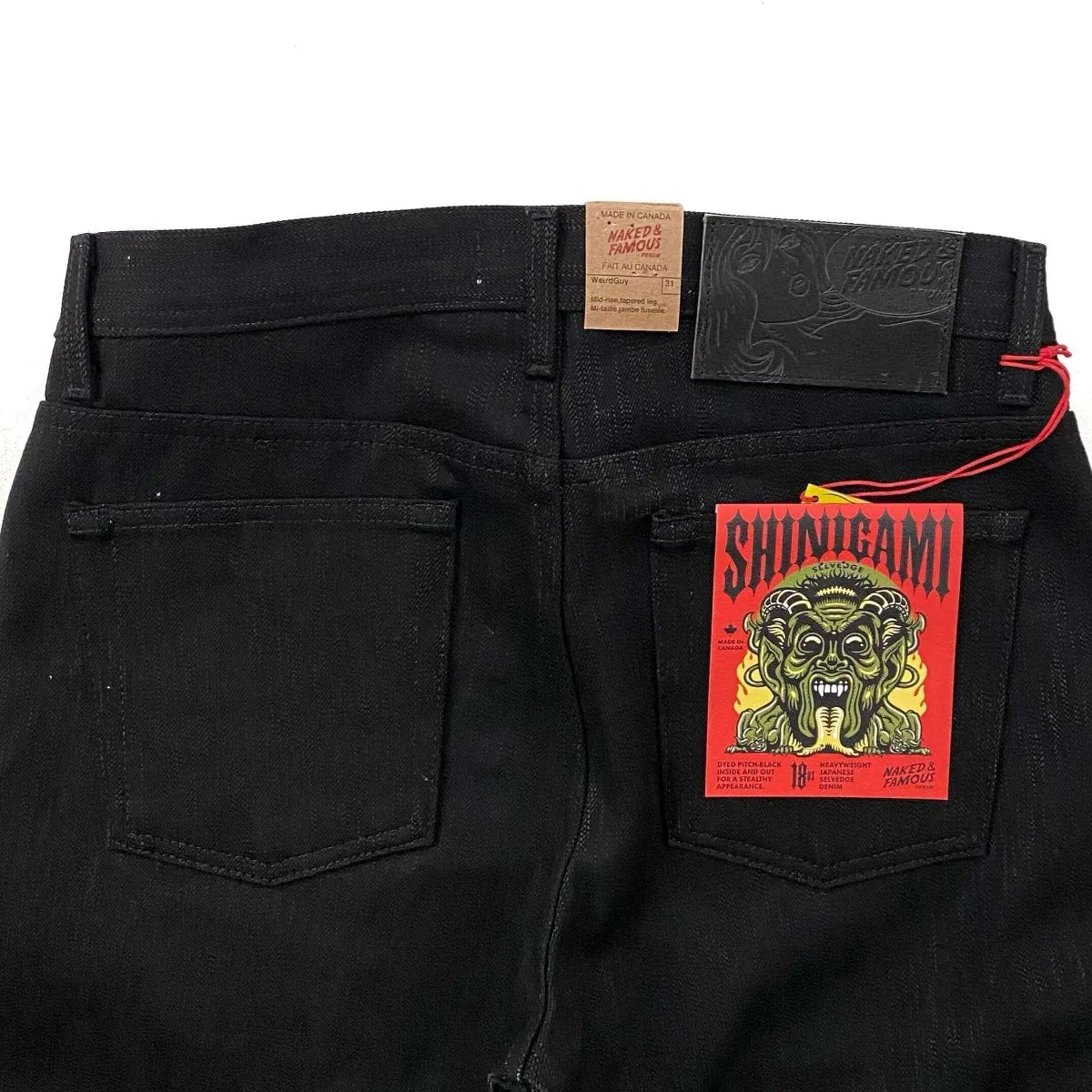Naked & Famous Denim Shinigami Selvedge - Weird Guy Jeans