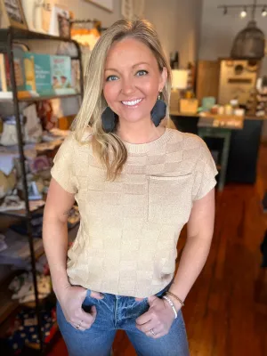 Neutral Pocket Sweater