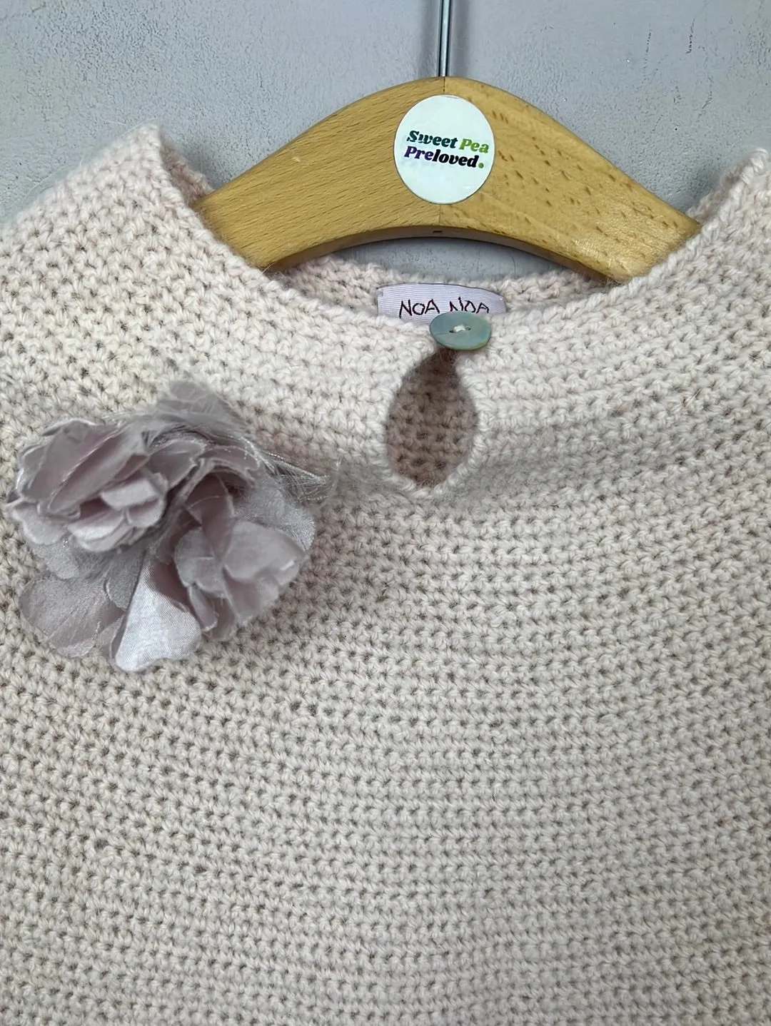 Noa Noa pale pink poncho S/M