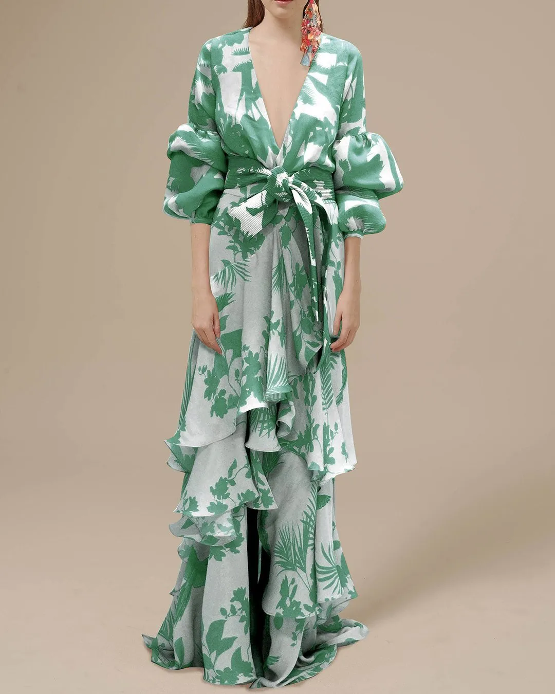 Novella | Printed Chiffon Dress