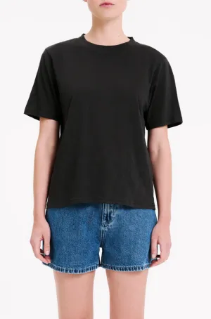Nude Lucy Organic Slub Tee - Coal
