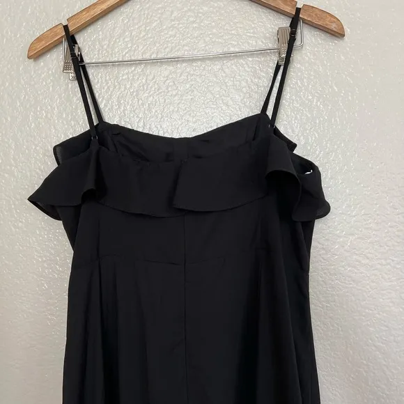 NWOT Lively Evenings Black Sleeveless Tiered Maxi Dress