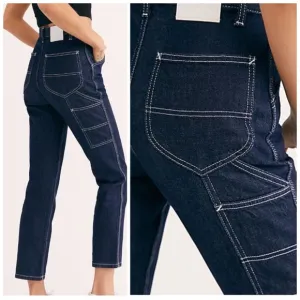 NWT Lee / Free People Dungaree Carpenter Jeans