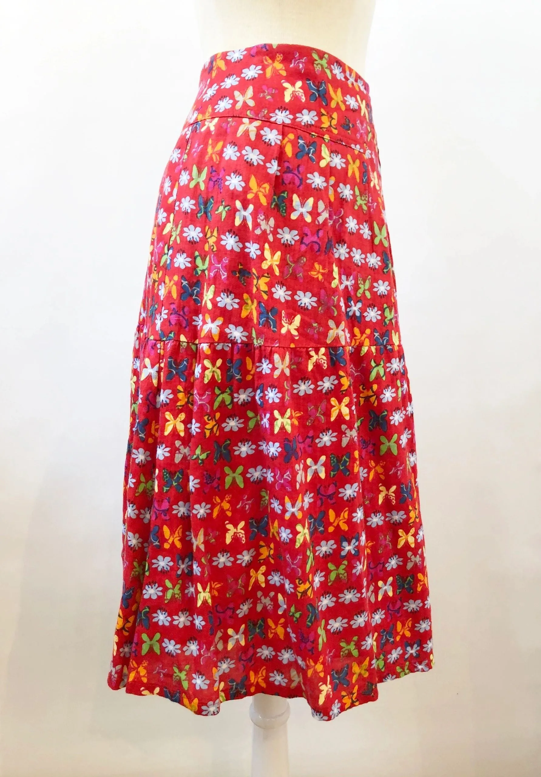 Oilily Butterfly Skirt Size 38 Fr (8 / M Us)