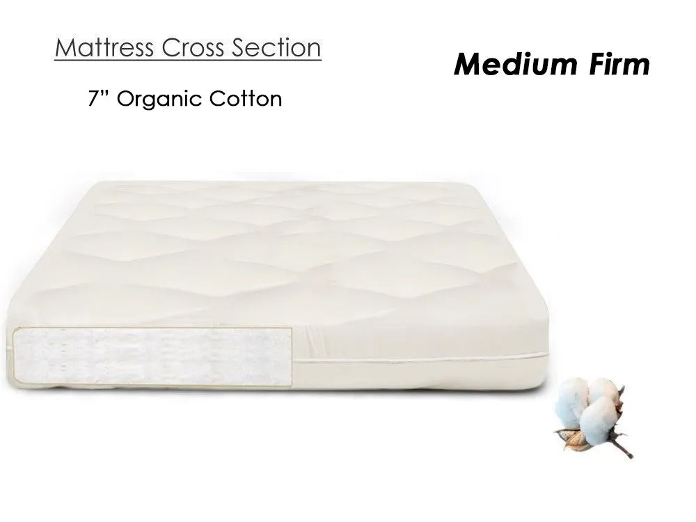 Organic Cotton Futon Mattress - Certified Organic Cotton Mattress Medium