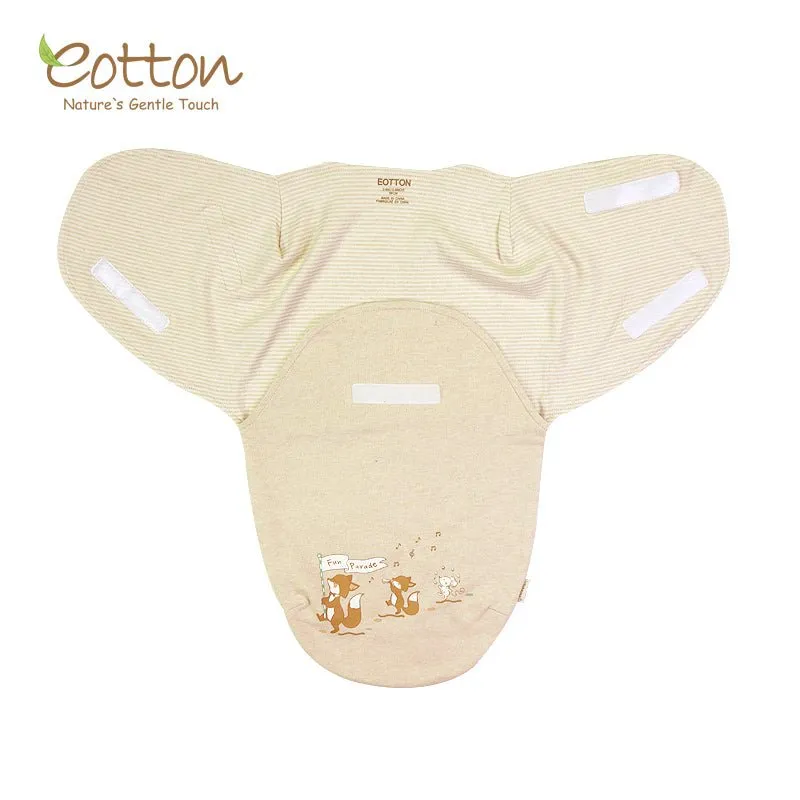 Organic nature colored cotton Newborn swaddle