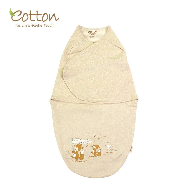 Organic nature colored cotton Newborn swaddle