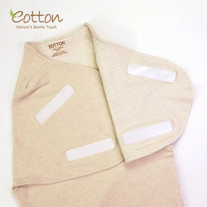 Organic nature colored cotton Newborn swaddle