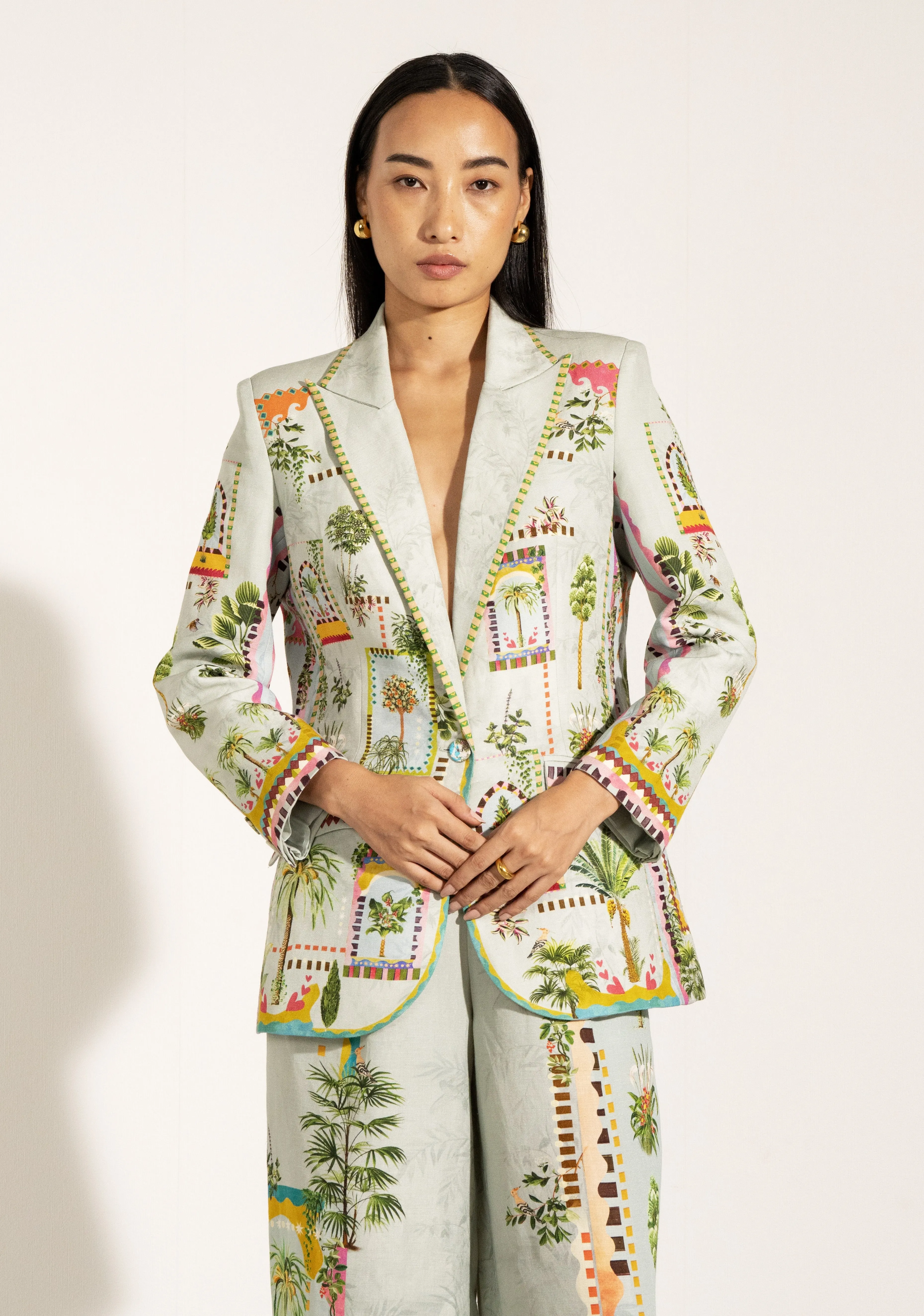 Oslo knot collar jacket and pants