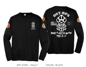 OST-DPS K-9 Unit Hi-Tech Performance Unisex LS Tee - f4ApuV