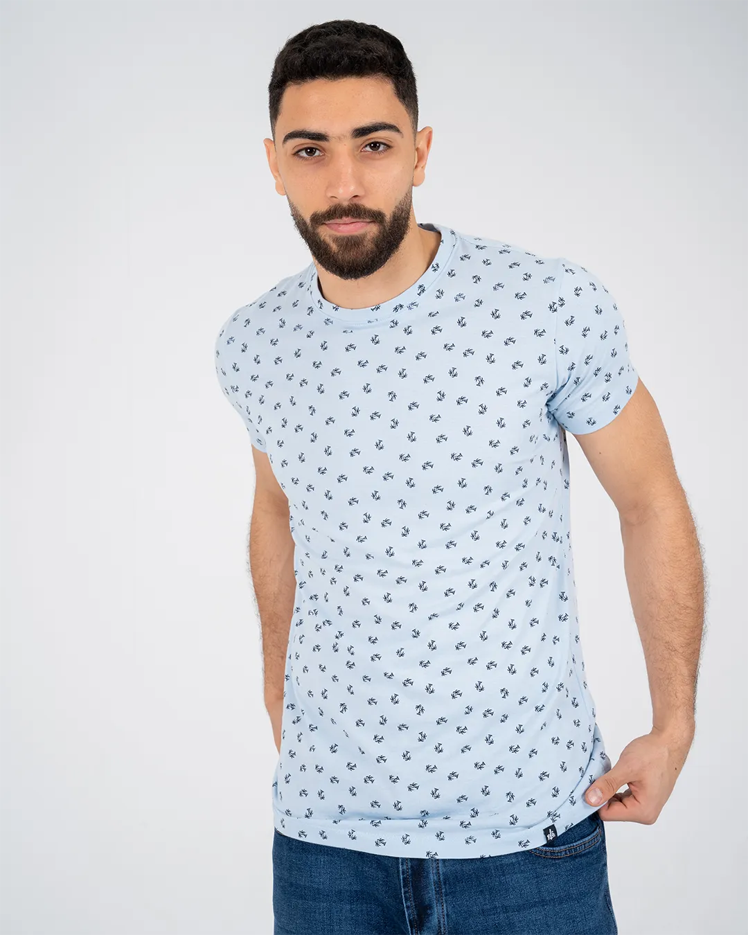 Palm Tree Short Sleeve Mens T-shirt