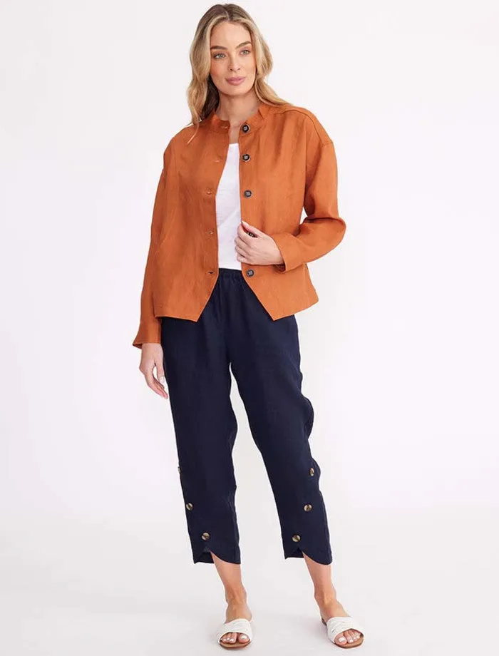 Panelled Linen Jacket