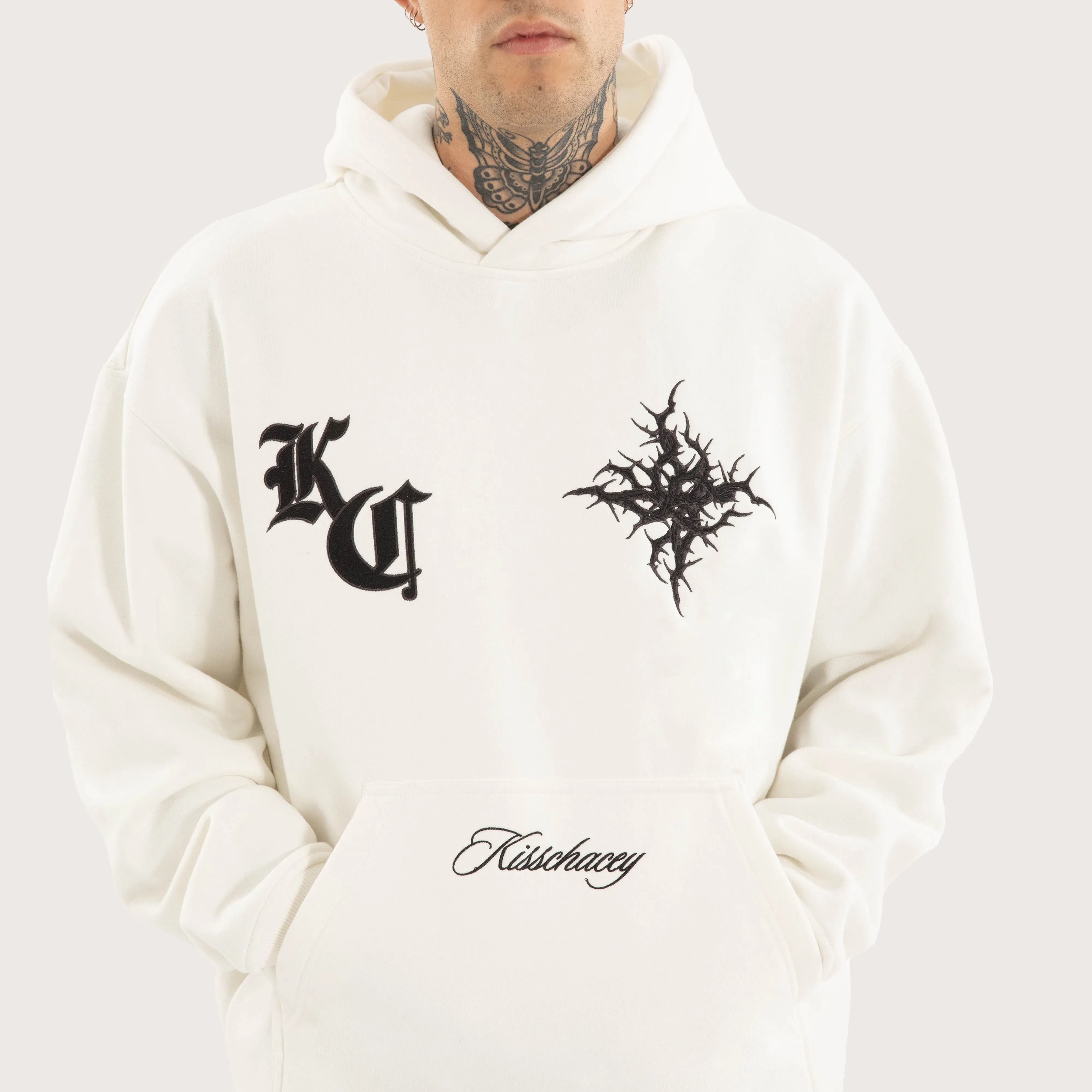 Paragons Relaxed Hoodie Natural White