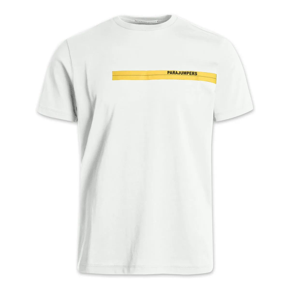 Parajumpers - Tape Logo T-Shirt in Off White