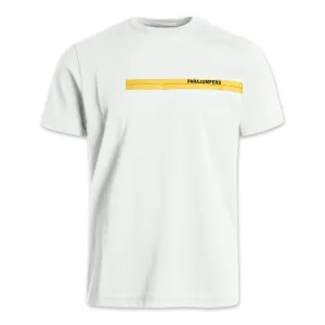 Parajumpers - Tape Logo T-Shirt in Off White