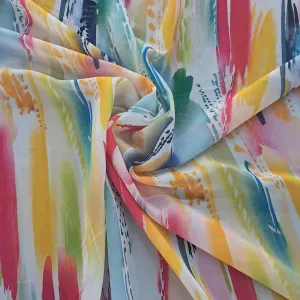 Peach Chiffon Digital 150cm