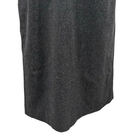 Pendleton Charcoal Gray Wool Midi Skirt Sz 14