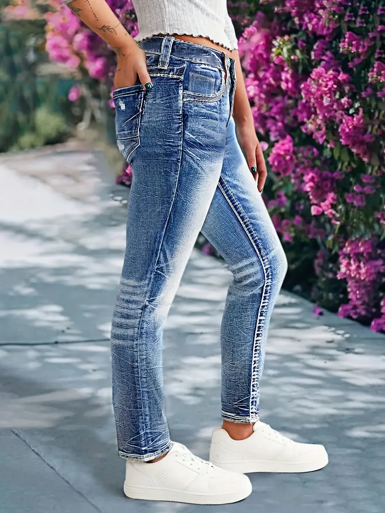 Petite Stretchy Skinny Jeans – Comfortable & Stylish Fit