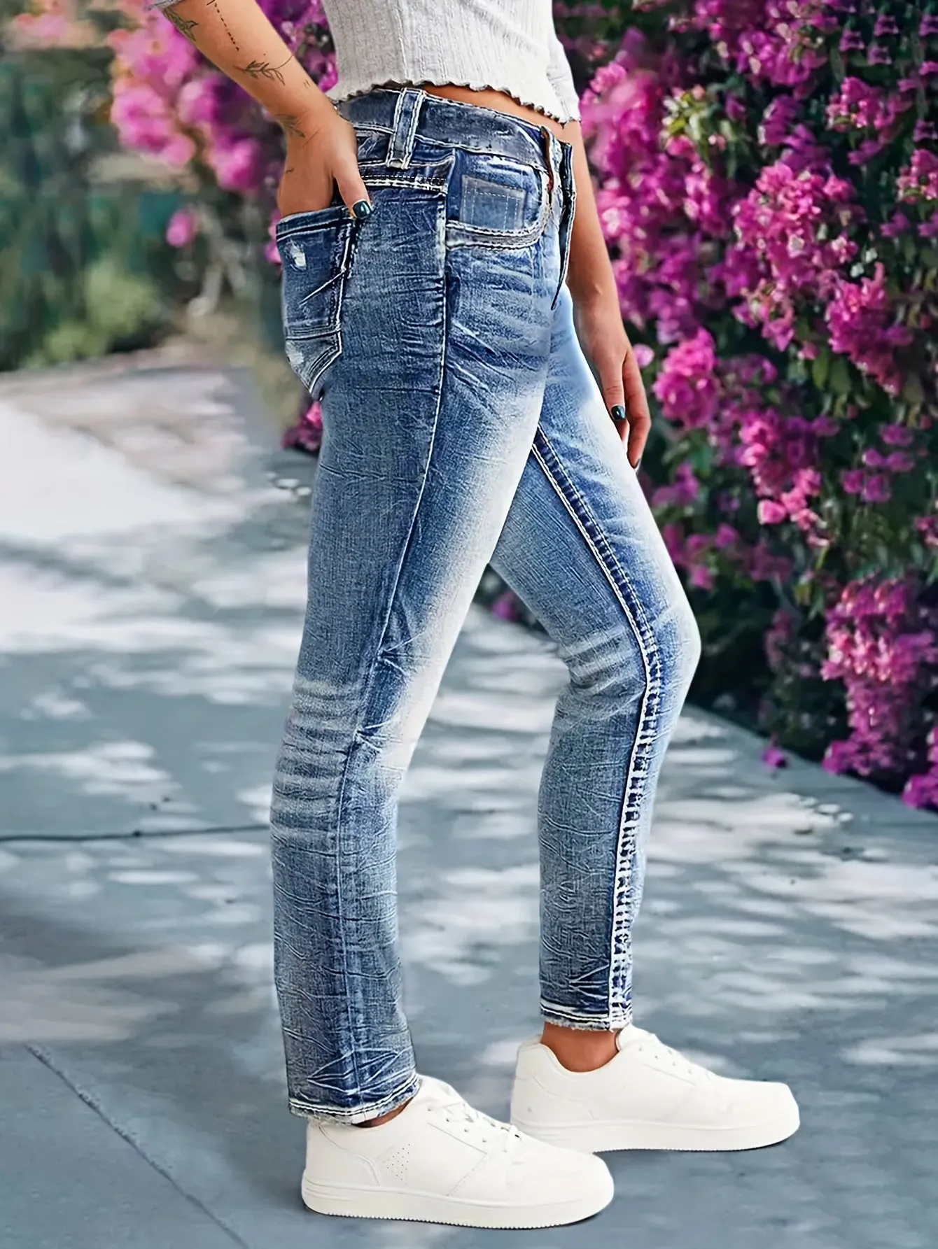 Petite Stretchy Skinny Jeans – Comfortable & Stylish Fit