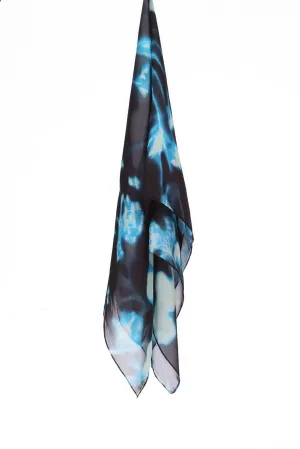 Phantom Flower Large Chiffon Scarf