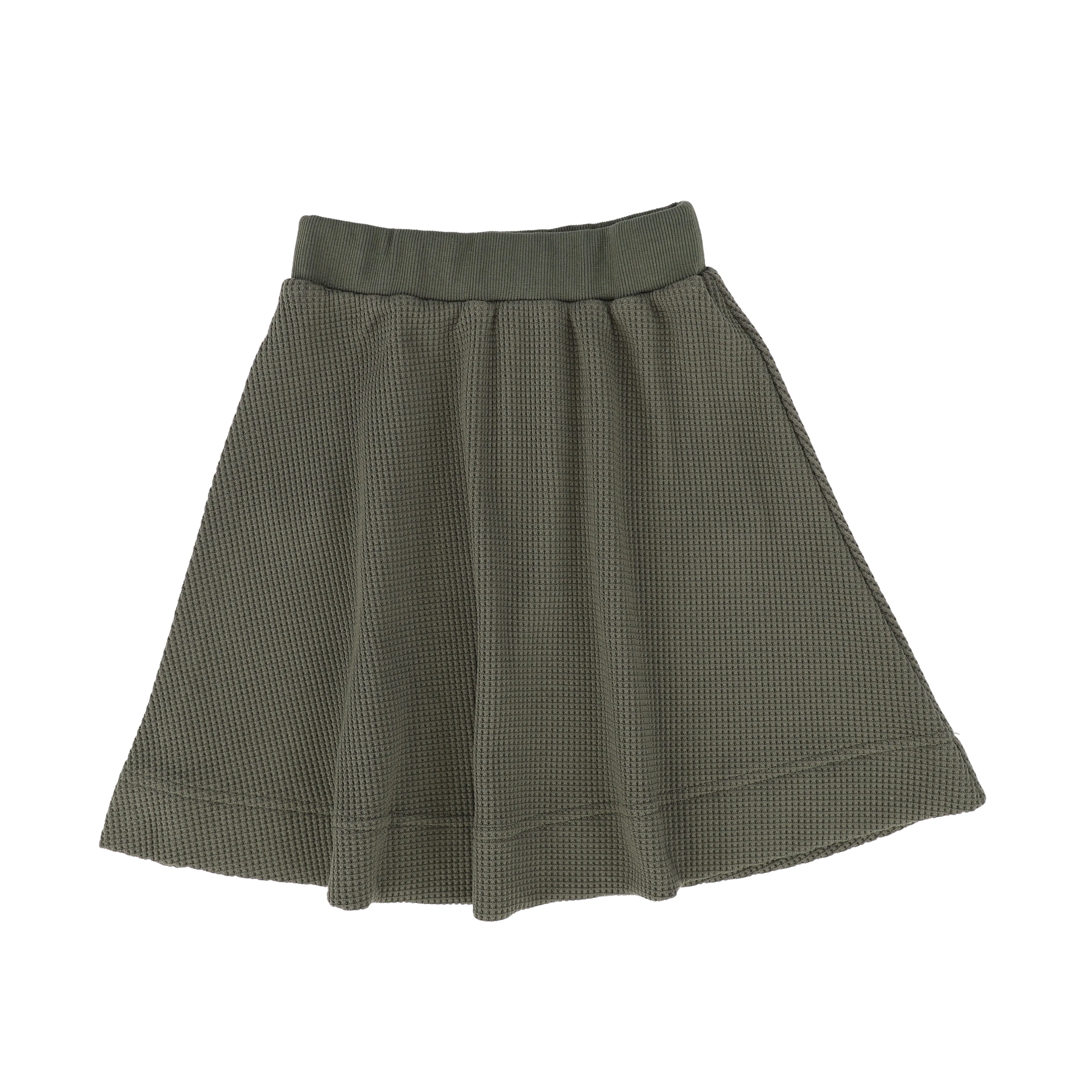 PHIL AND PHOEBE HUNTER GREEN A LINE SKIRT [Final Sale]