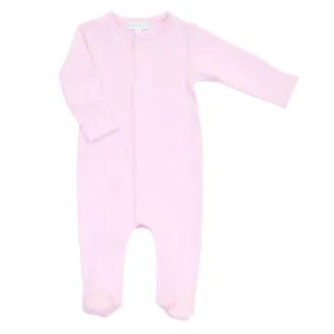 Pink Solid Footie