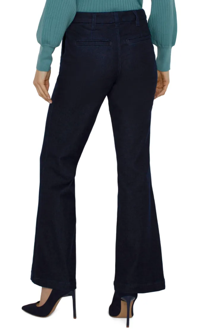 Pintuck Seamed Trouser Jean
