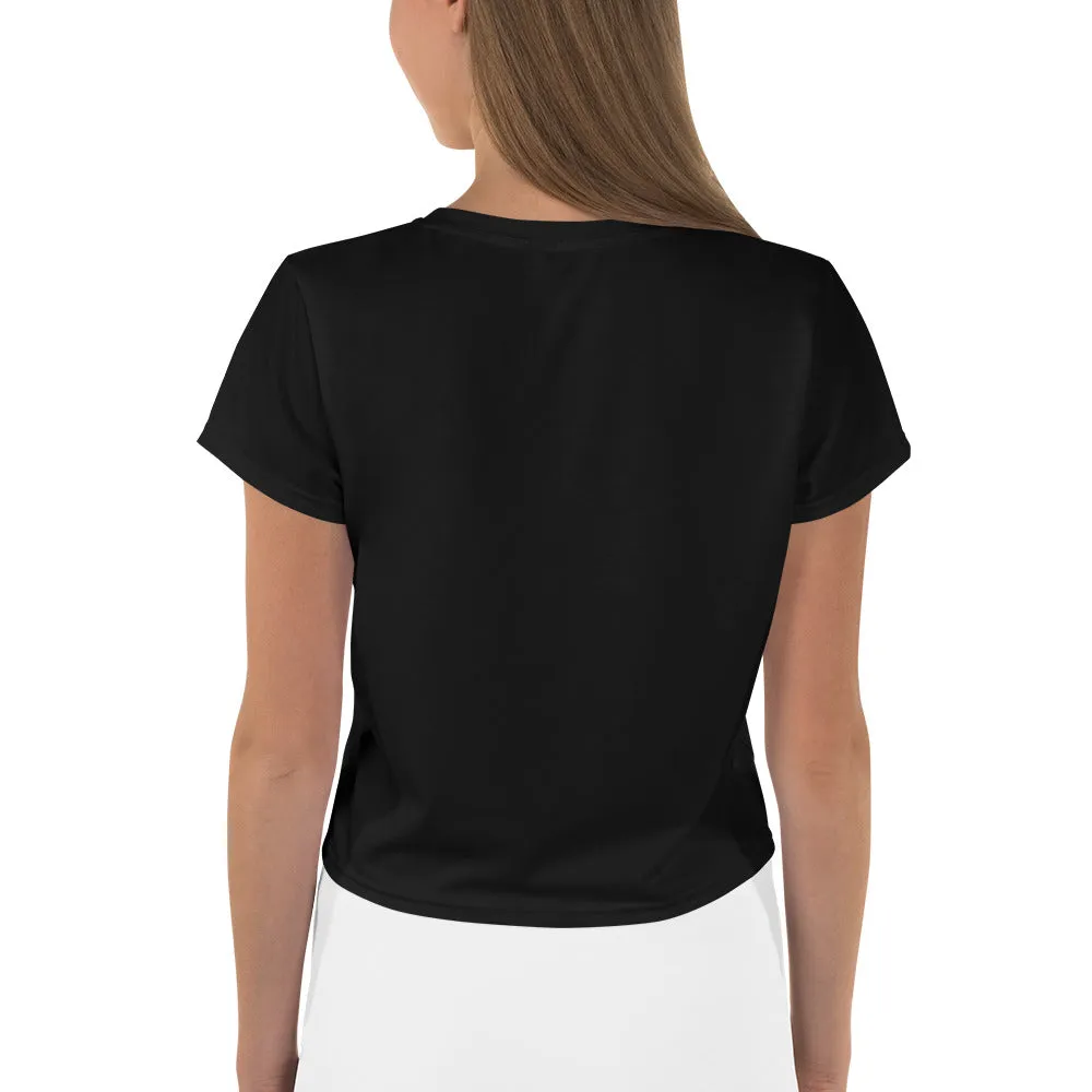 Plain Black Crop Top