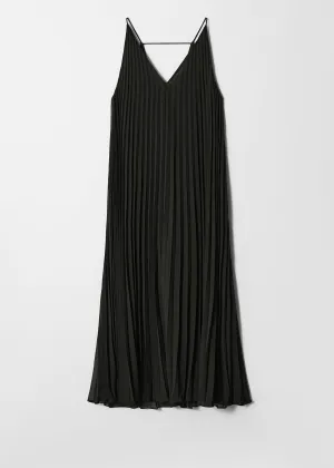 Pleated Maxi Dress