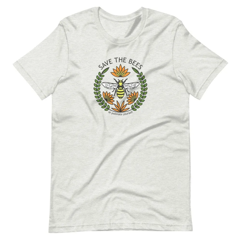 Pollinate Yourself Colorways | Unisex Cotton Crew | Various Colors