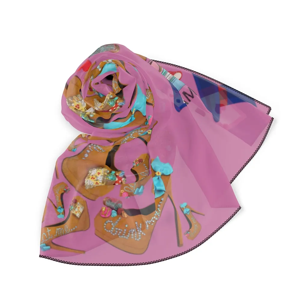 Poly Scarf 'Eat me drink me'