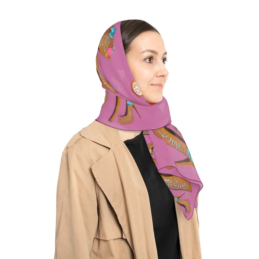 Poly Scarf 'Eat me drink me'
