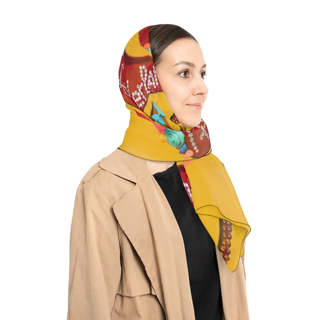 Poly Scarf 'White Rabbit'