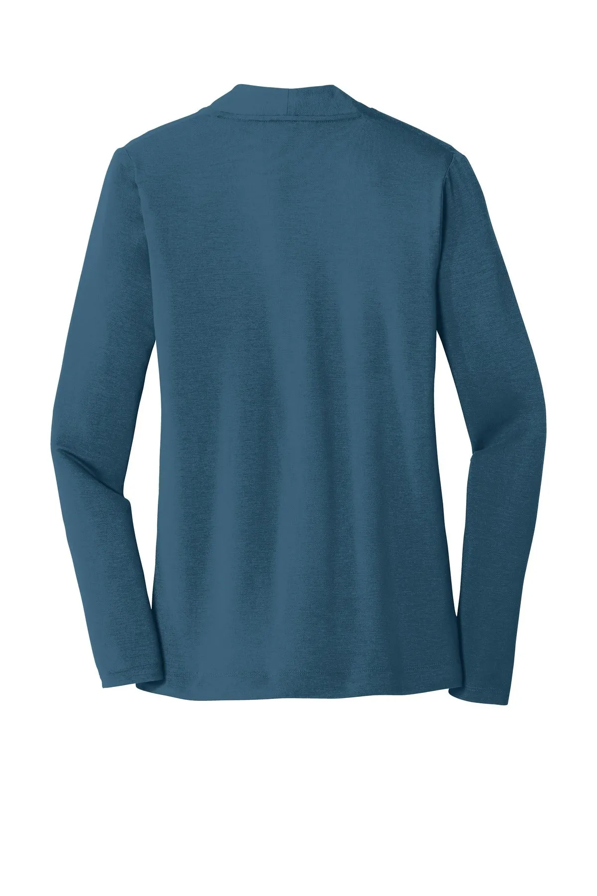 Port Authority Women's Concept Open Cardigan. L5430 Dusty Blue