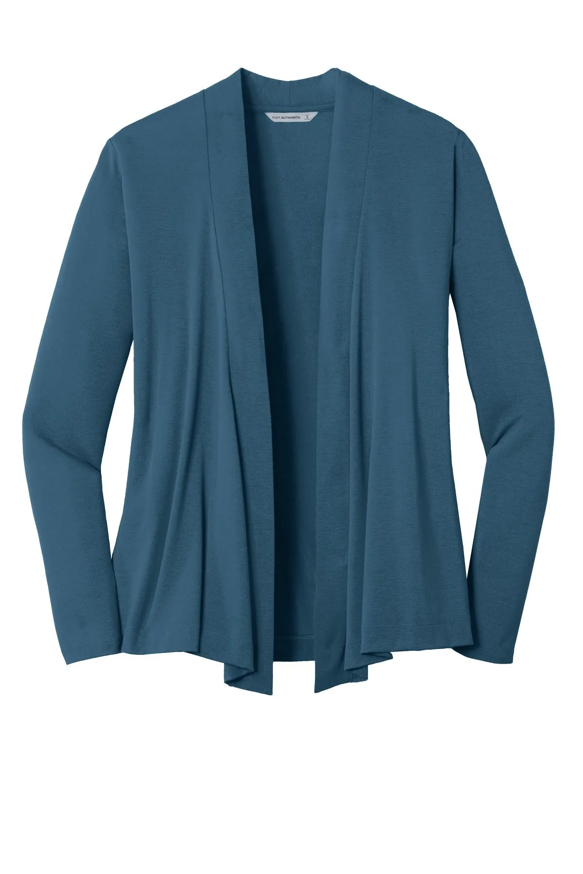Port Authority Women's Concept Open Cardigan. L5430 Dusty Blue