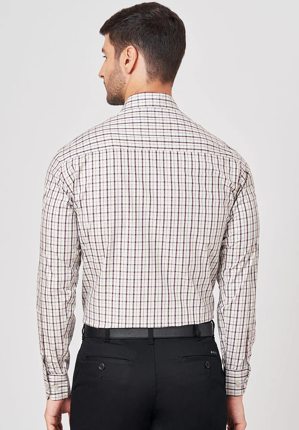 Pure Cotton Formal-regular Fit Shirt - 43467