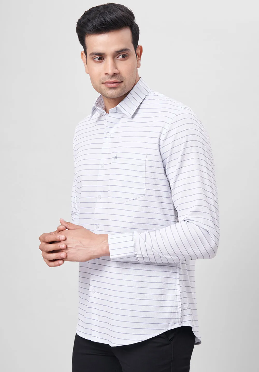 Pure Cotton Formal-Slim Fit Shirt - S42644