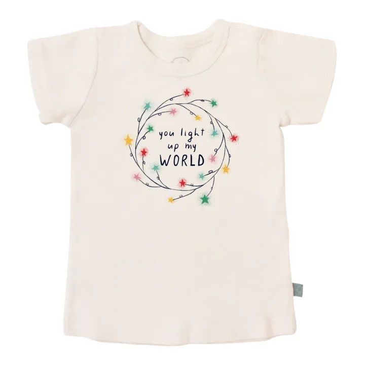 "Light up My World" Organic Cotton Tee