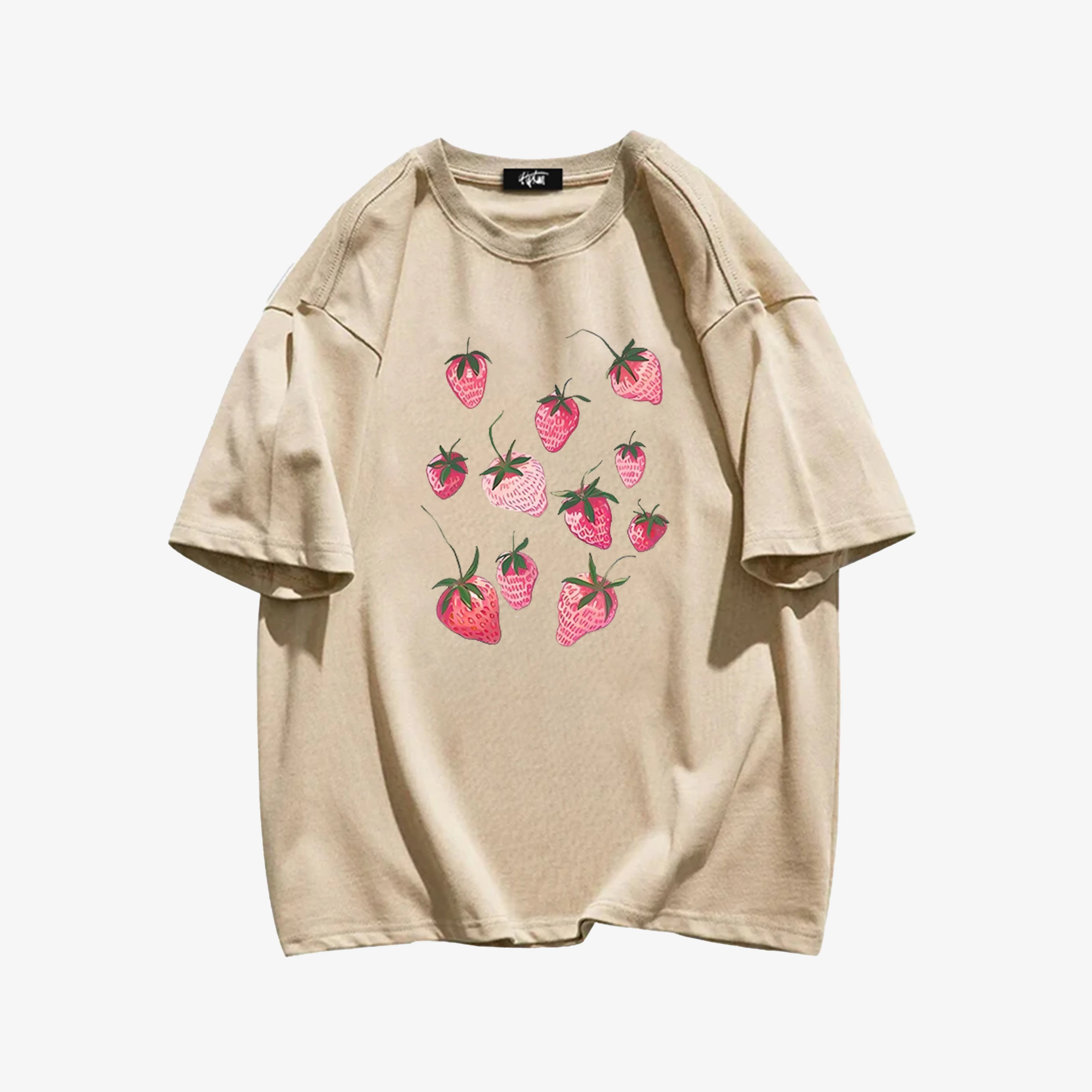 "Simple casual fashion strawberry" T-shirt