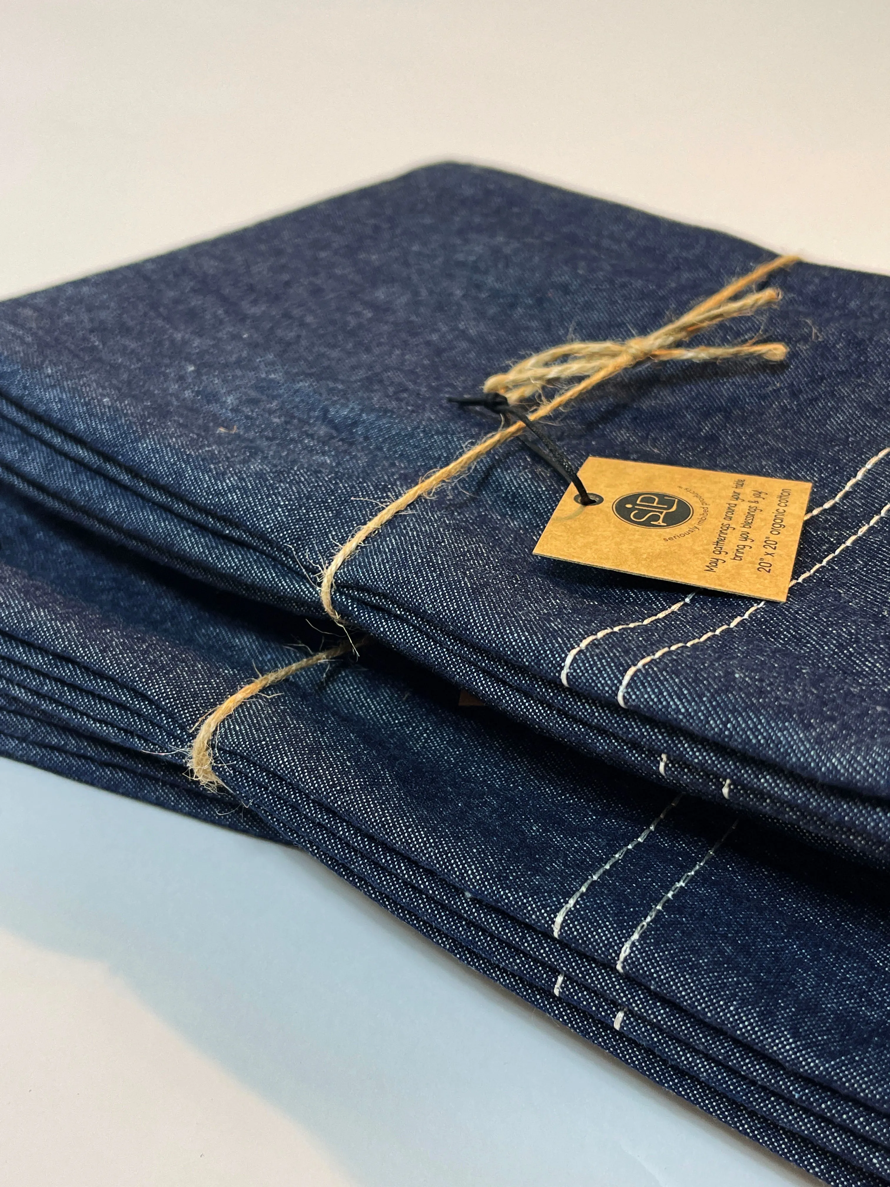 "Solstice" Napkin - Denim (Set of 2)