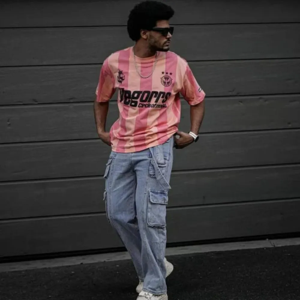 "Street Multi Pocket Solid Cargo" Jeans