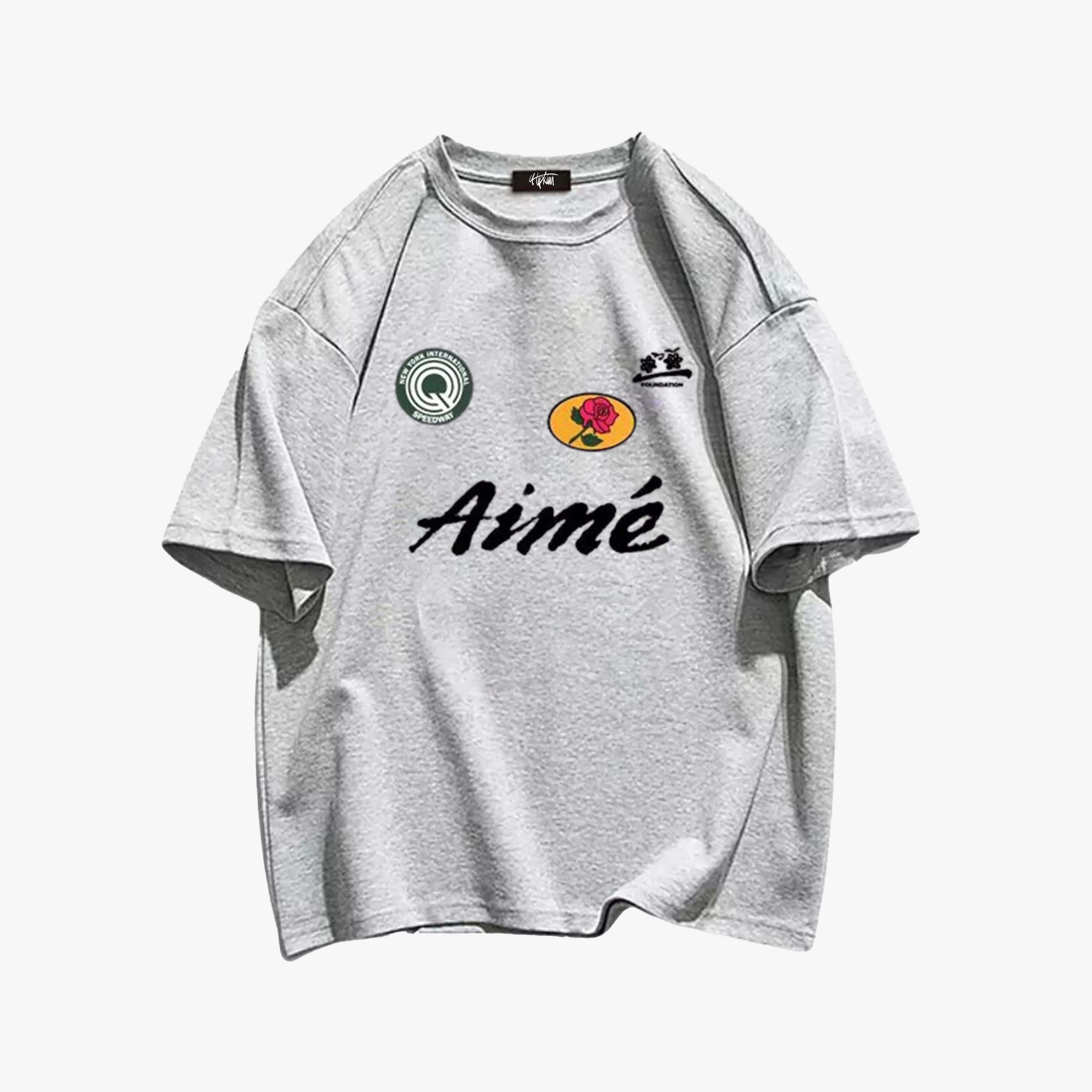 "Style trendy letter brand simple print" T-shirt