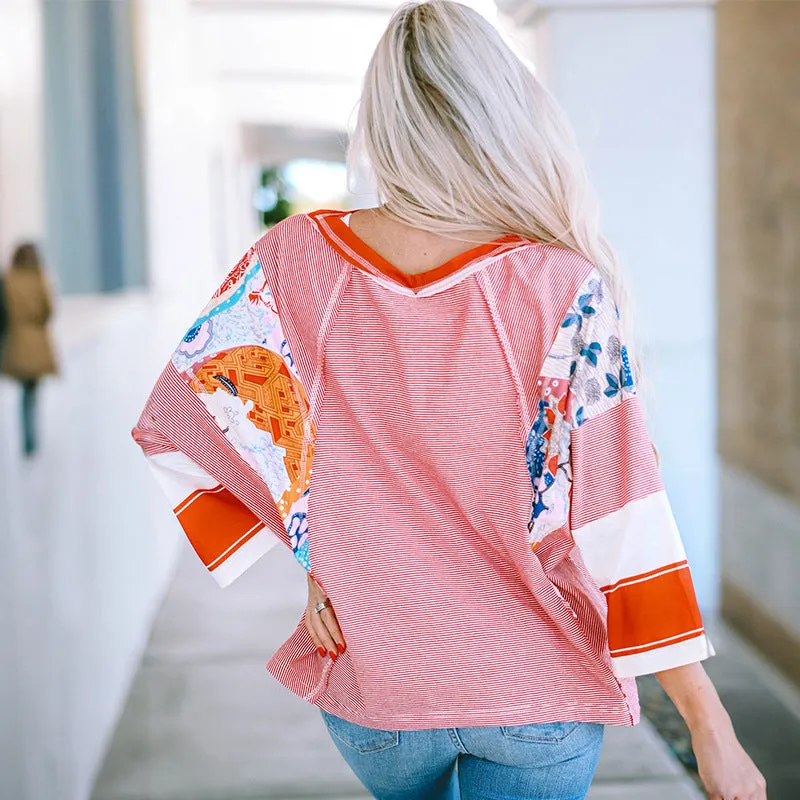 RAE – LIGHTWEIGHT PATCHWORK TOP