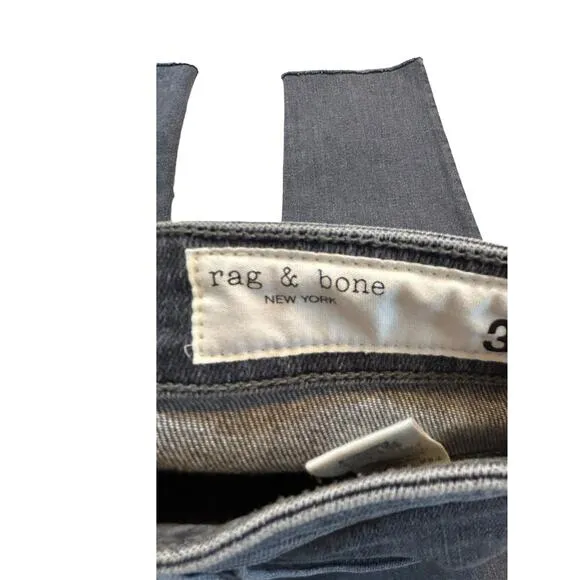 Rag and Bone Nina High-Rise Ankle Skinny Jeans in Universe - Size 32
